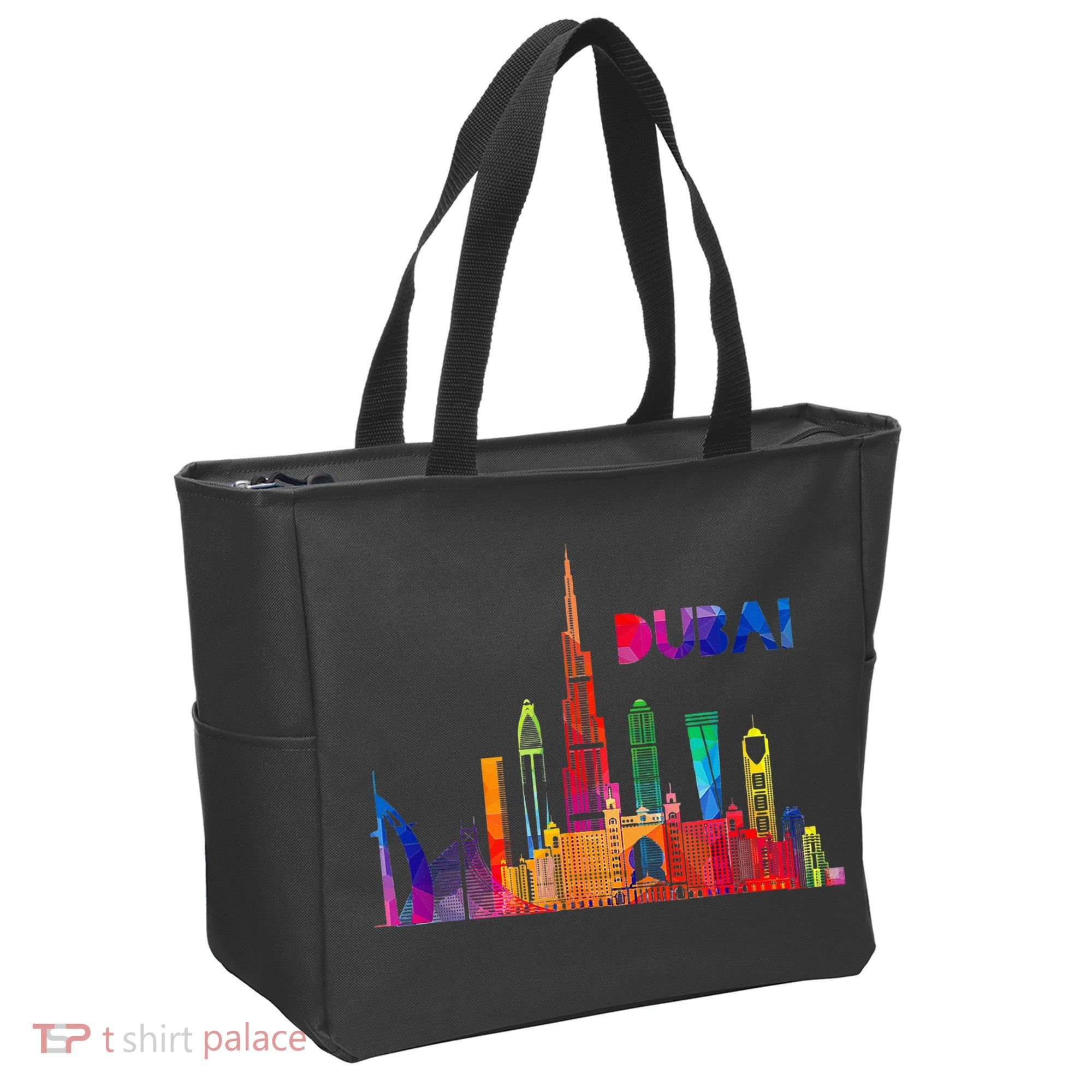 Burj Khalifa Skyscraper Royalty Dubai Uae Tote Bag