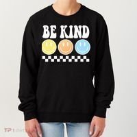 Be Kind Smiley Retro Women's Sweatshirt thumb 0