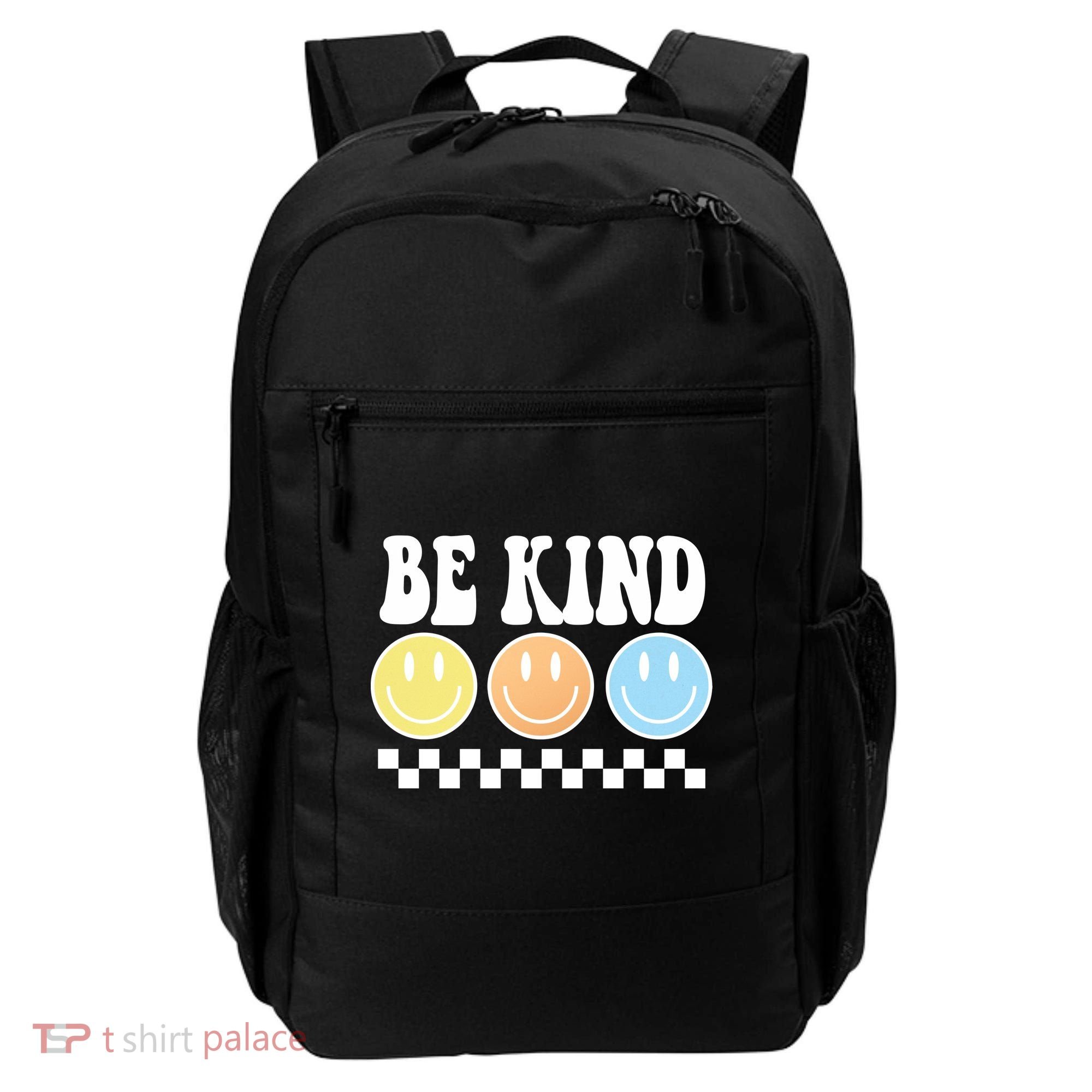 Be Kind Smiley Retro Backpack