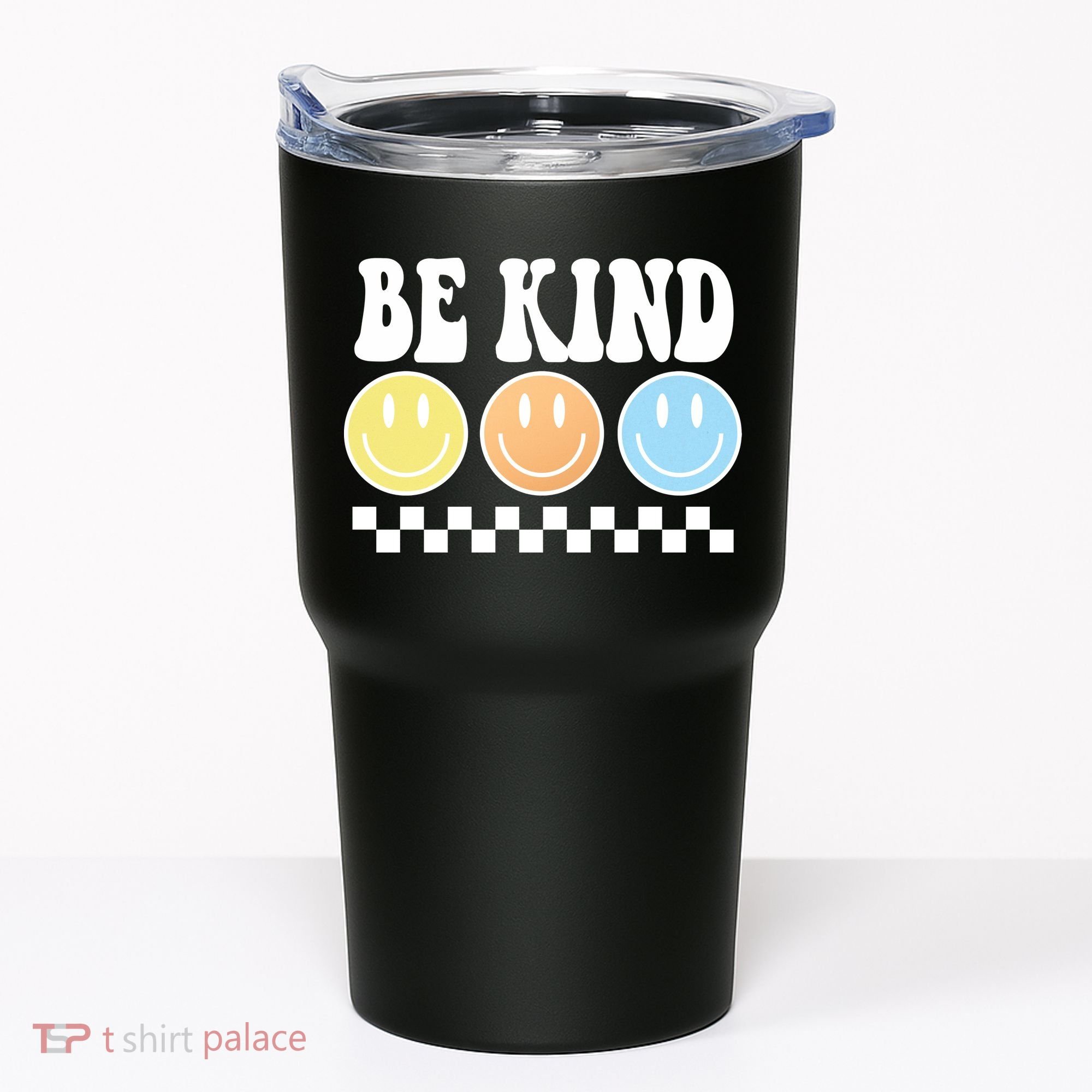 Be Kind Smiley Retro Tumbler
