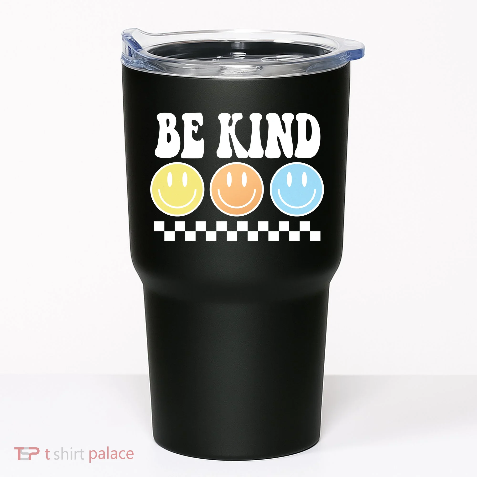 Be Kind Smiley Retro Tumbler