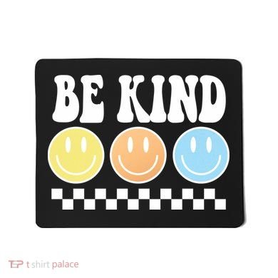 Be Kind Smiley Retro Mousepad