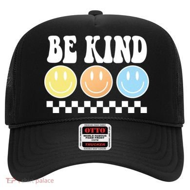 Be Kind Smiley Retro Hat