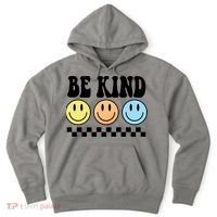 Be Kind Smiley Retro Hoodie thumb 0