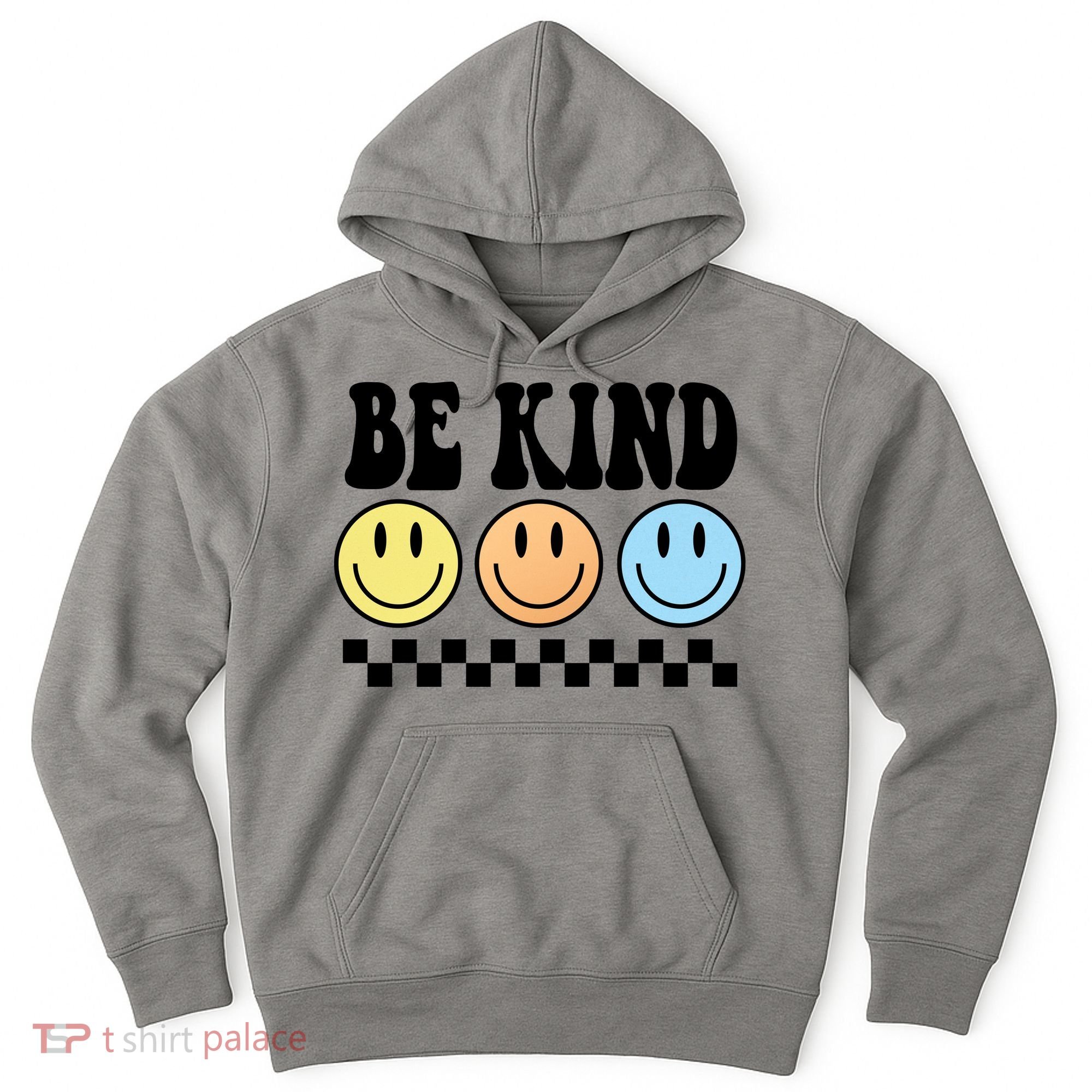 Be Kind Smiley Retro Hoodie