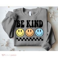 Be Kind Smiley Retro Sweatshirt thumb 2