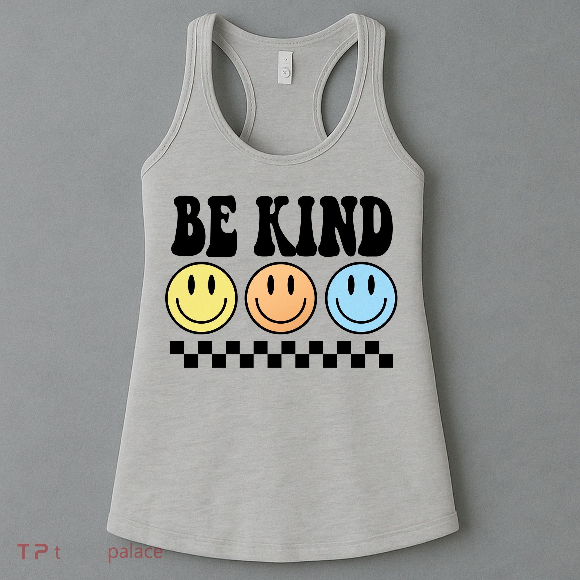 Be Kind Smiley Retro Women's Tank Top