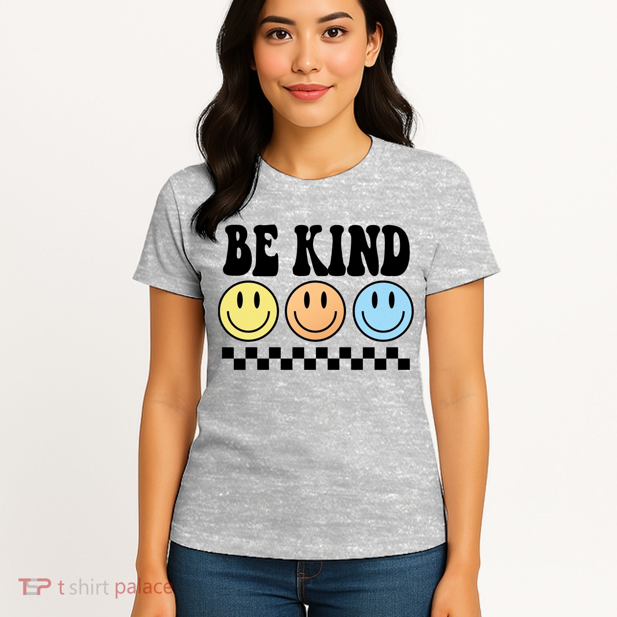 Be Kind Smiley Retro Women's T-Shirt