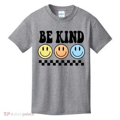 Be Kind Smiley Retro Kids T-Shirt