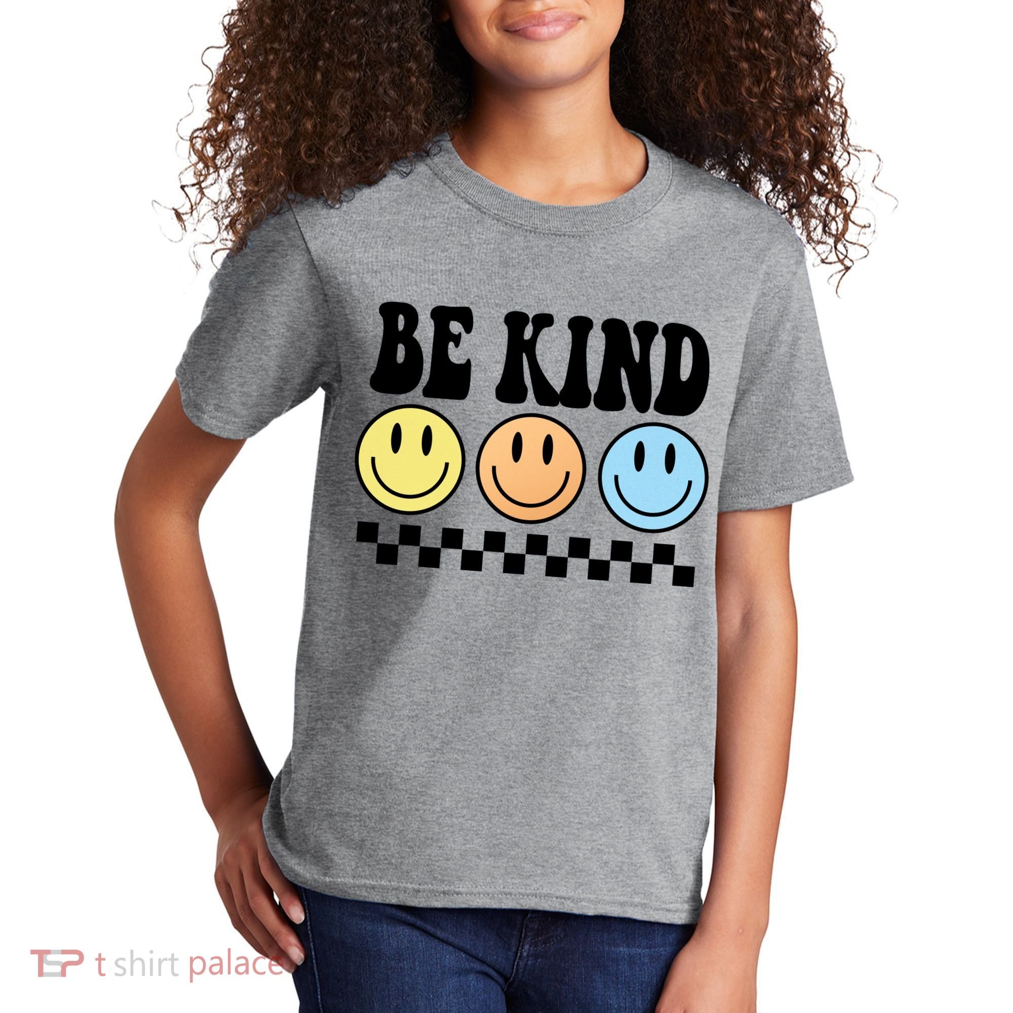 Be Kind Smiley Retro Kids T-Shirt