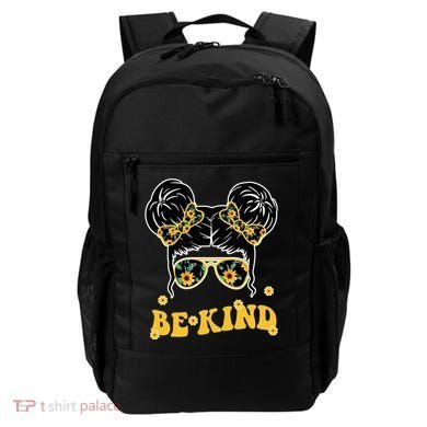 Be Kind Sunflower Hair Bun Spring Backpack