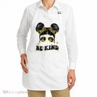 Be Kind Sunflower Hair Bun Spring Apron thumb 2