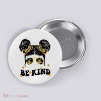 Be Kind Sunflower Hair Bun Spring Button thumb 0