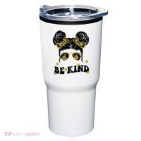 Be Kind Sunflower Hair Bun Spring Tumbler thumb 0