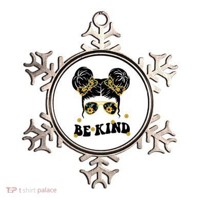 Be Kind Sunflower Hair Bun Spring Ornament