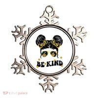 Be Kind Sunflower Hair Bun Spring Ornament thumb 0