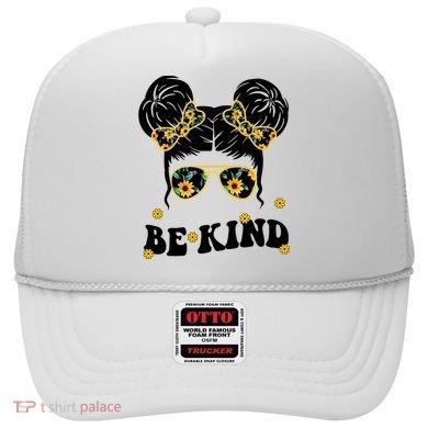 Be Kind Sunflower Hair Bun Spring Hat