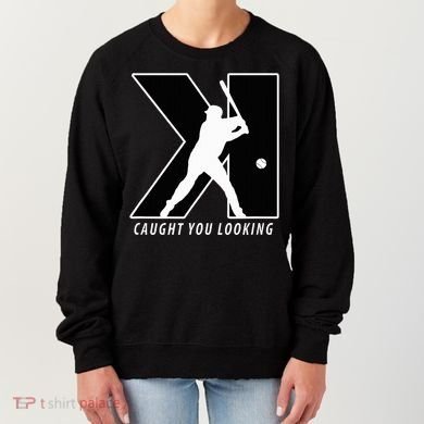 Backwards K Strikeout Looking Baseball Softball Pitching Women's Sweatshirt