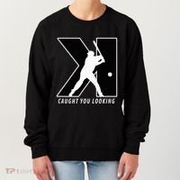 Backwards K Strikeout Looking Baseball Softball Pitching Women's Sweatshirt thumb 0