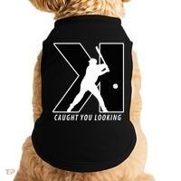 Backwards K Strikeout Looking Baseball Softball Pitching Doggie Tank thumb 0