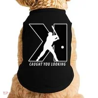 Backwards K Strikeout Looking Baseball Softball Pitching Doggie Tank thumb 0