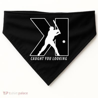 Backwards K Strikeout Looking Baseball Softball Pitching USA-Made Doggie Bandana