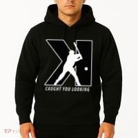 Backwards K Strikeout Looking Baseball Softball Pitching Hoodie thumb 2