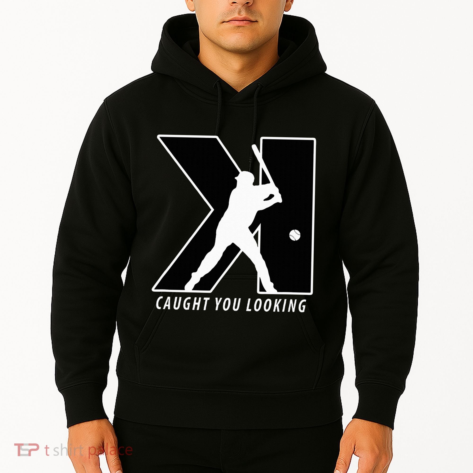Backwards K Strikeout Looking Baseball Softball Pitching Hoodie