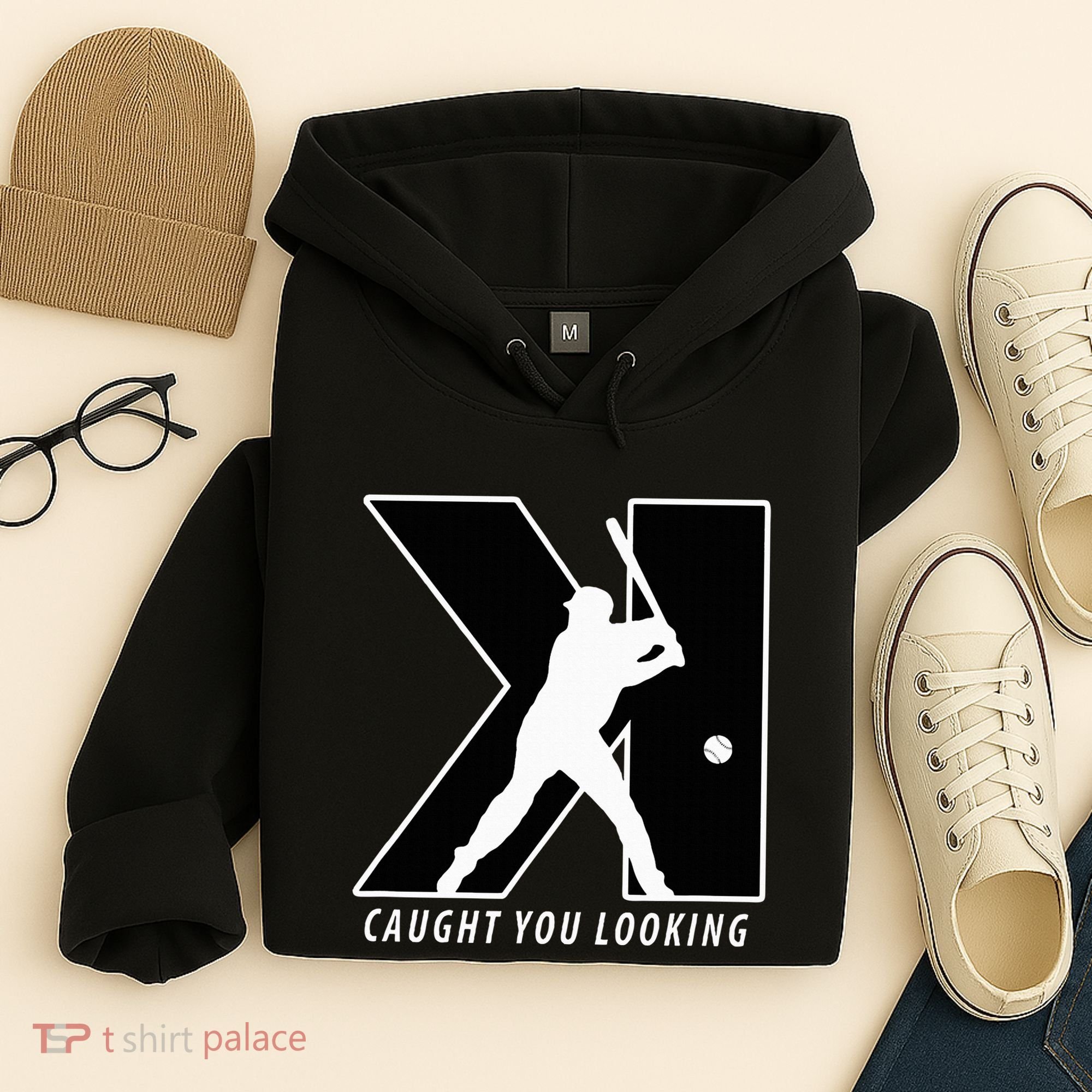 Backwards K Strikeout Looking Baseball Softball Pitching Hoodie