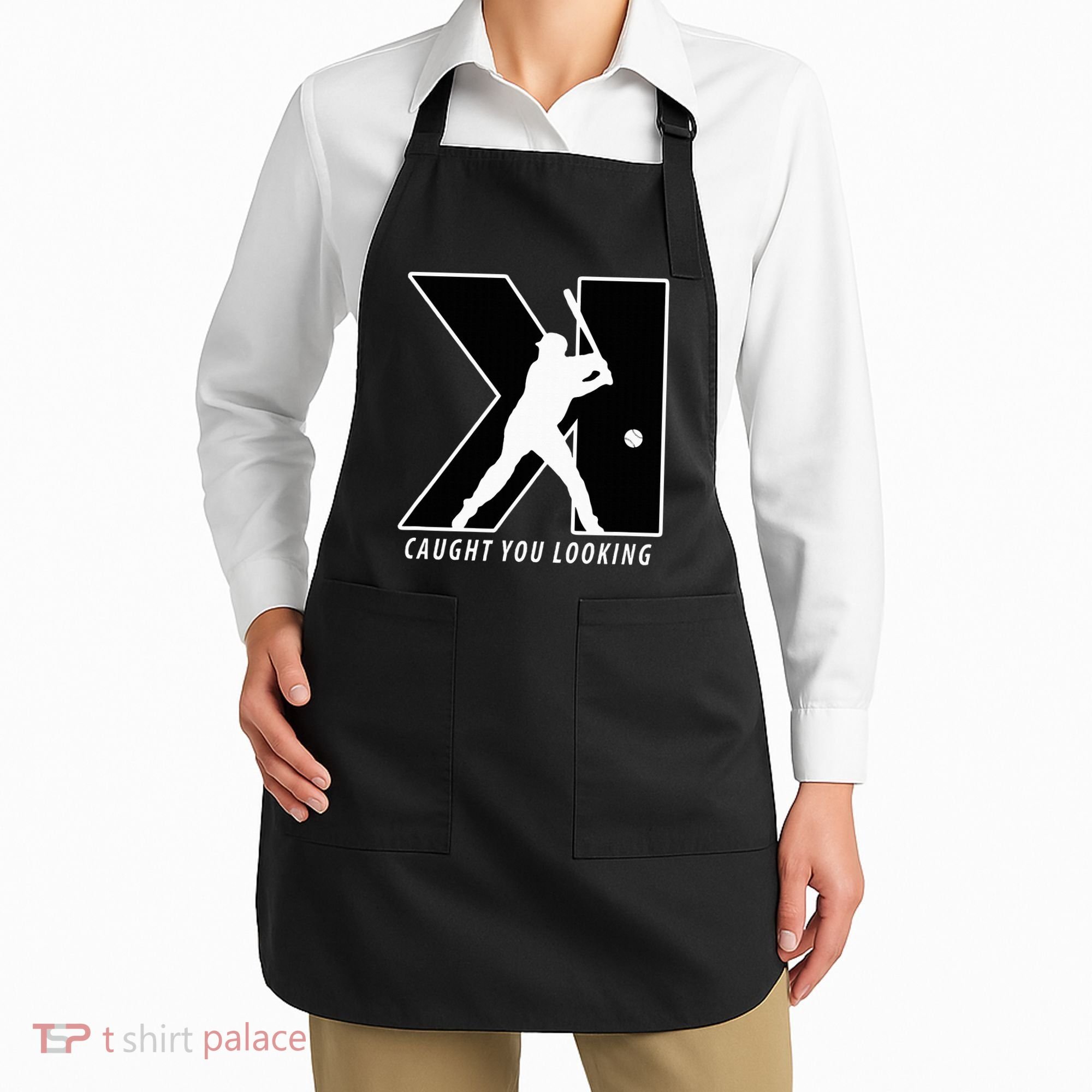 Backwards K Strikeout Looking Baseball Softball Pitching Apron