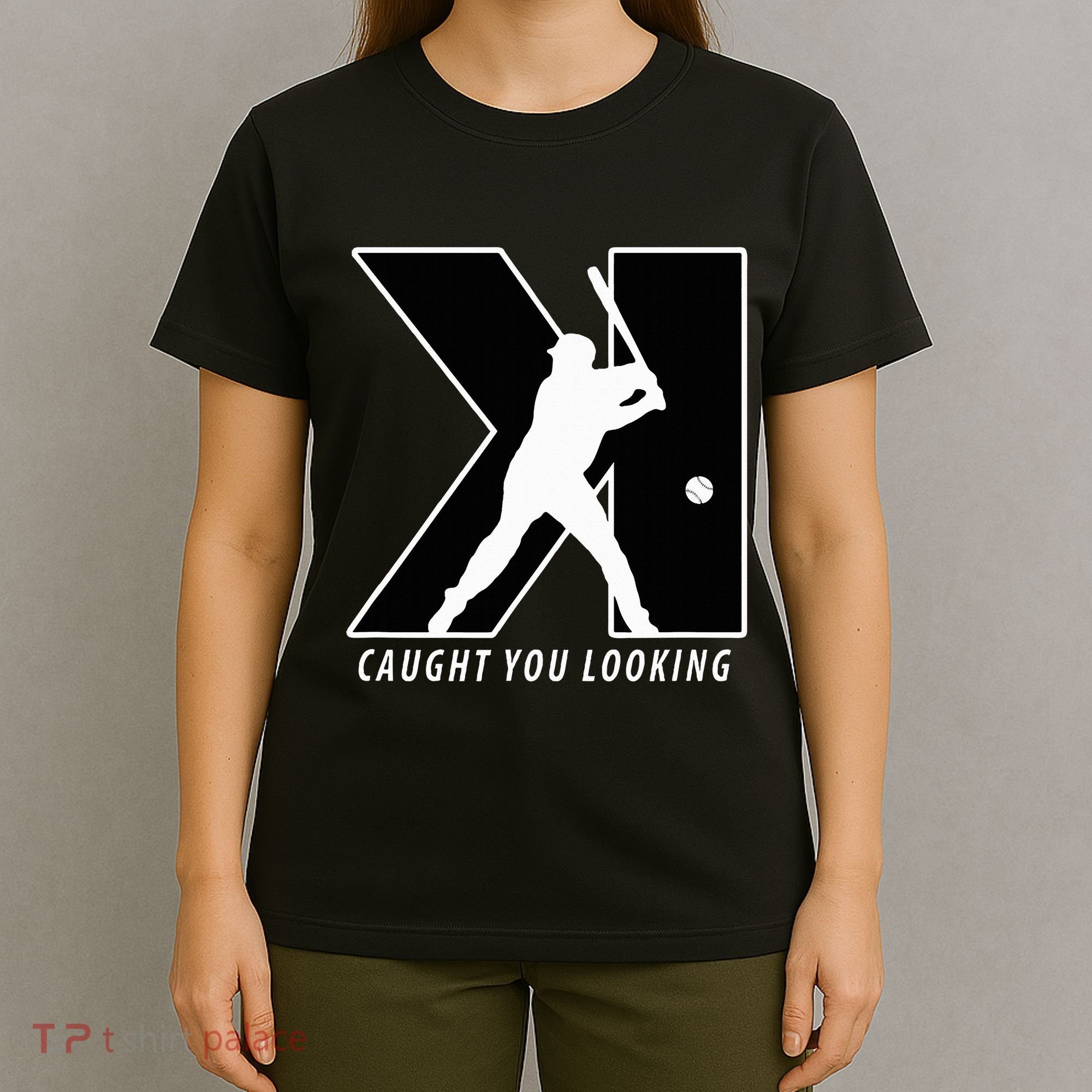 Backwards K Strikeout Looking Baseball Softball Pitching T-Shirt