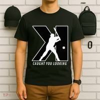 Backwards K Strikeout Looking Baseball Softball Pitching T-Shirt thumb 6