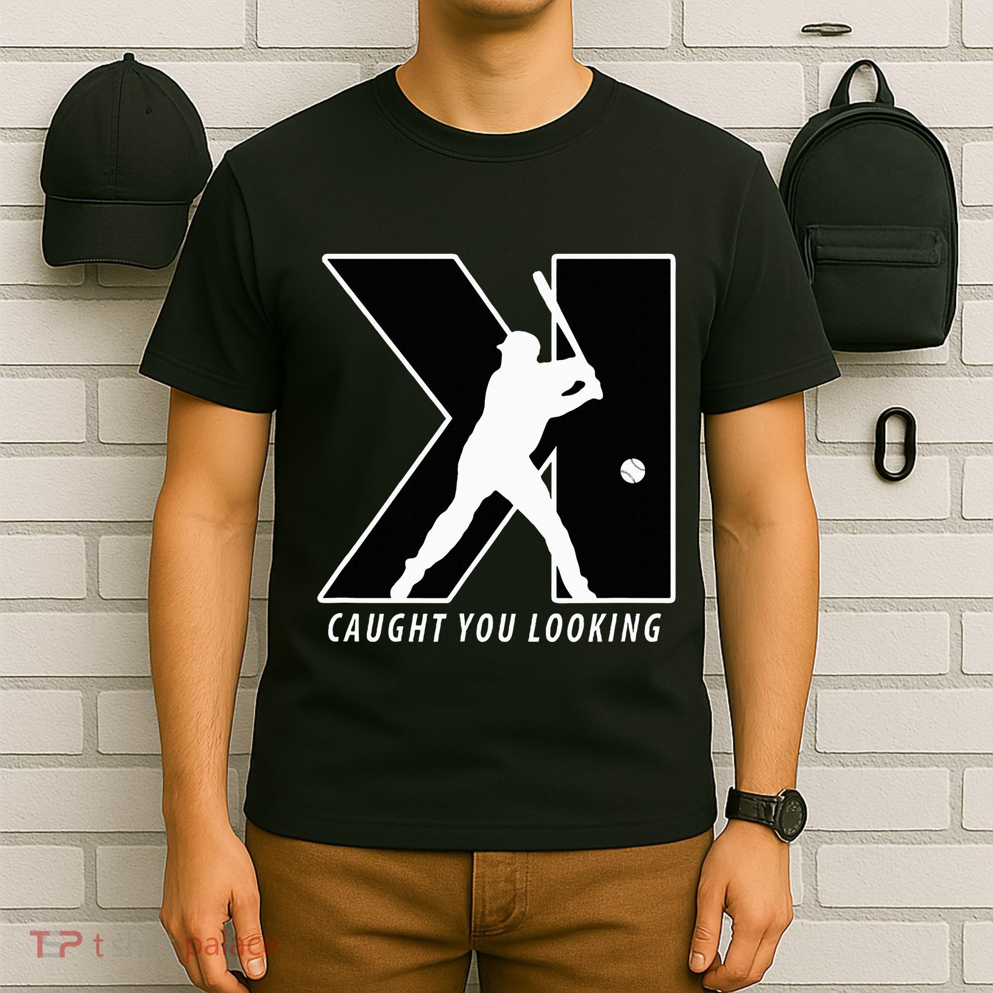 Backwards K Strikeout Looking Baseball Softball Pitching T-Shirt