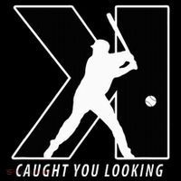 Backwards K Strikeout Looking Baseball Softball Pitching Mousepad thumb 1