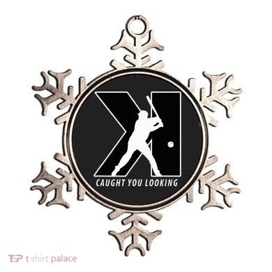 Backwards K Strikeout Looking Baseball Softball Pitching Ornament