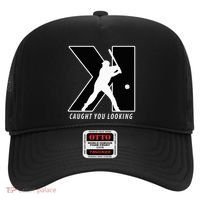 Backwards K Strikeout Looking Baseball Softball Pitching Hat thumb 0