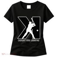 Backwards K Strikeout Looking Baseball Softball Pitching Women's T-Shirt thumb 0
