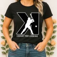 Backwards K Strikeout Looking Baseball Softball Pitching Women's T-Shirt thumb 2