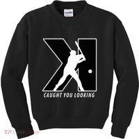 Backwards K Strikeout Looking Baseball Softball Pitching Kids Sweatshirt thumb 0