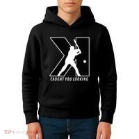 Backwards K Strikeout Looking Baseball Softball Pitching Kids Hoodie thumb 4