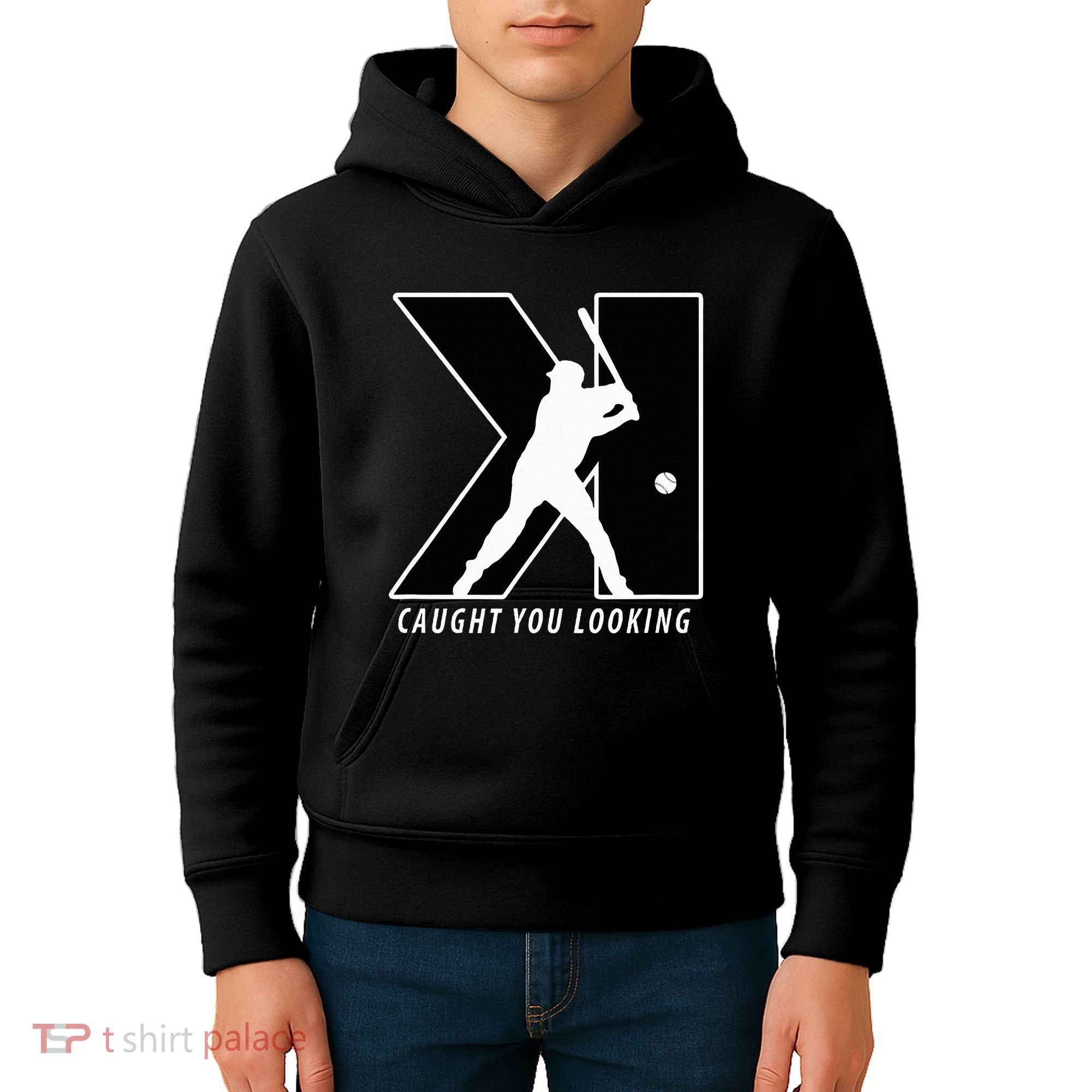 Backwards K Strikeout Looking Baseball Softball Pitching Kids Hoodie