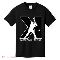 Backwards K Strikeout Looking Baseball Softball Pitching Kids T-Shirt thumb 0