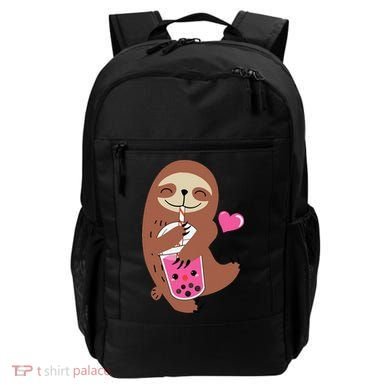 Bubble Kawaii Sloth Drinking Boba Tea Backpack