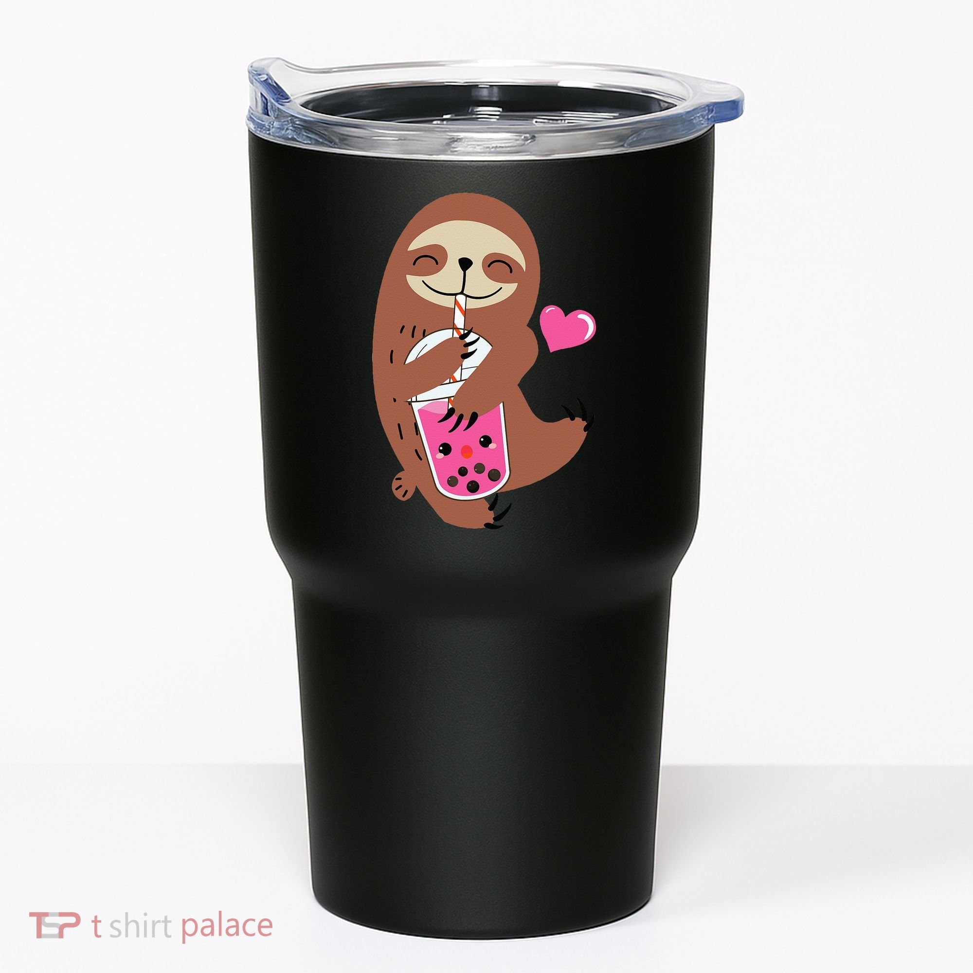 Bubble Kawaii Sloth Drinking Boba Tea Tumbler