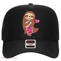 Bubble Kawaii Sloth Drinking Boba Tea Hat thumb 0