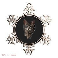 Brown Kitten Staring Cute TShirt Cats Gift Ornament thumb 0