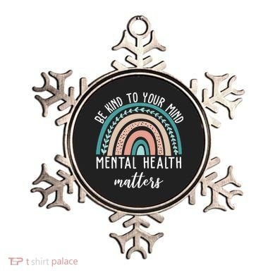 Be Kind To Your Mind Mental Health Matters Rainbow Ornament