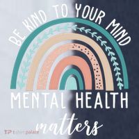 Be Kind To Your Mind Mental Health Matters Rainbow Sport-Tek Competitor United Soccer Jersey thumb 4