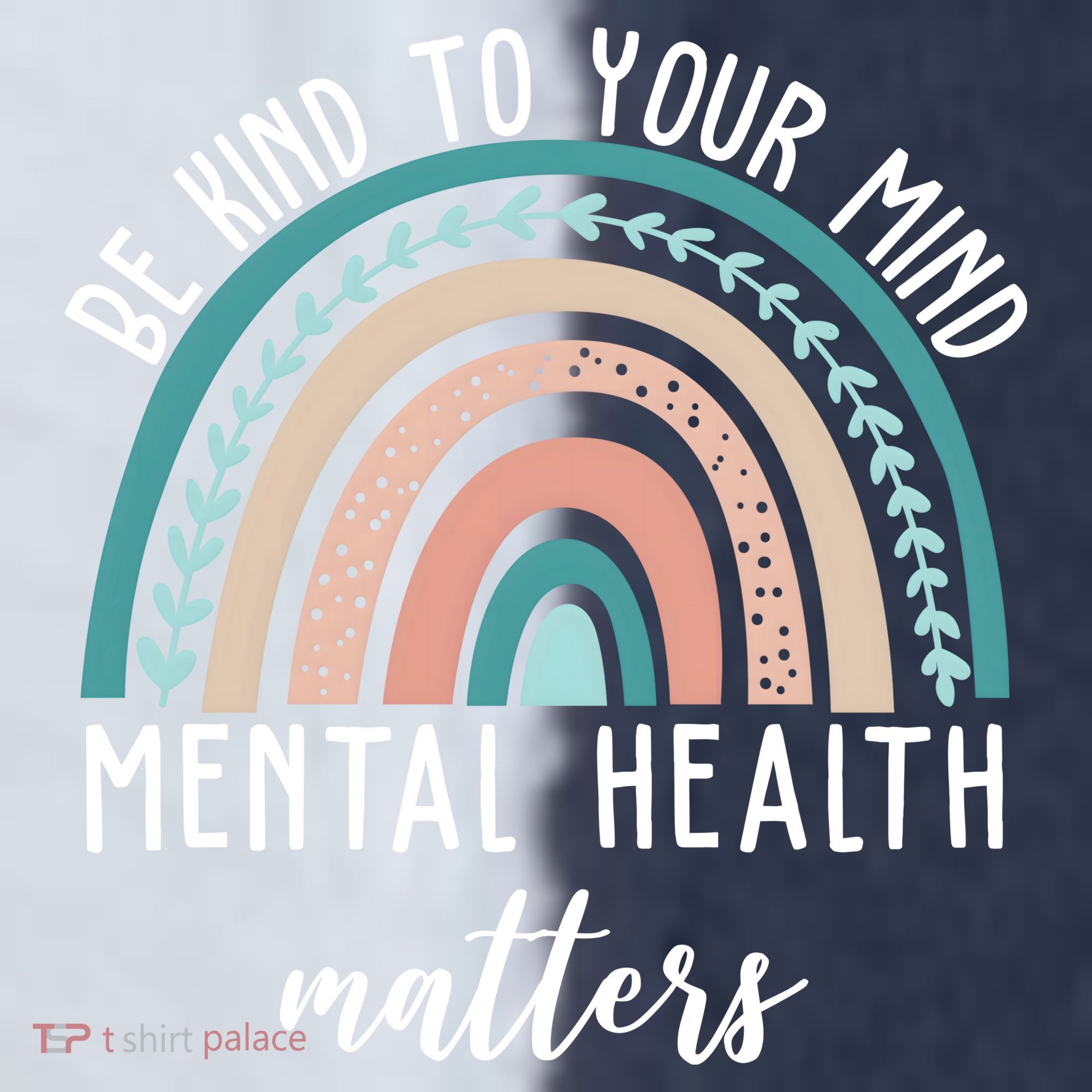 Be Kind To Your Mind Mental Health Matters Rainbow Sport-Tek Competitor United Soccer Jersey