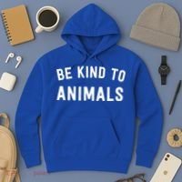 Be Kind To Animals Gift Cute Animal Lover Gift Hoodie thumb 3